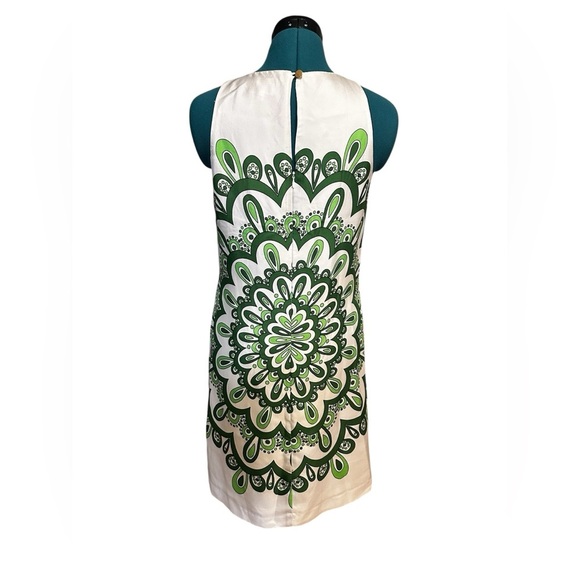 Milly Of New York Dress Sleeveless Silk Shift Dress Lined Size 6 - Picture 3 of 9